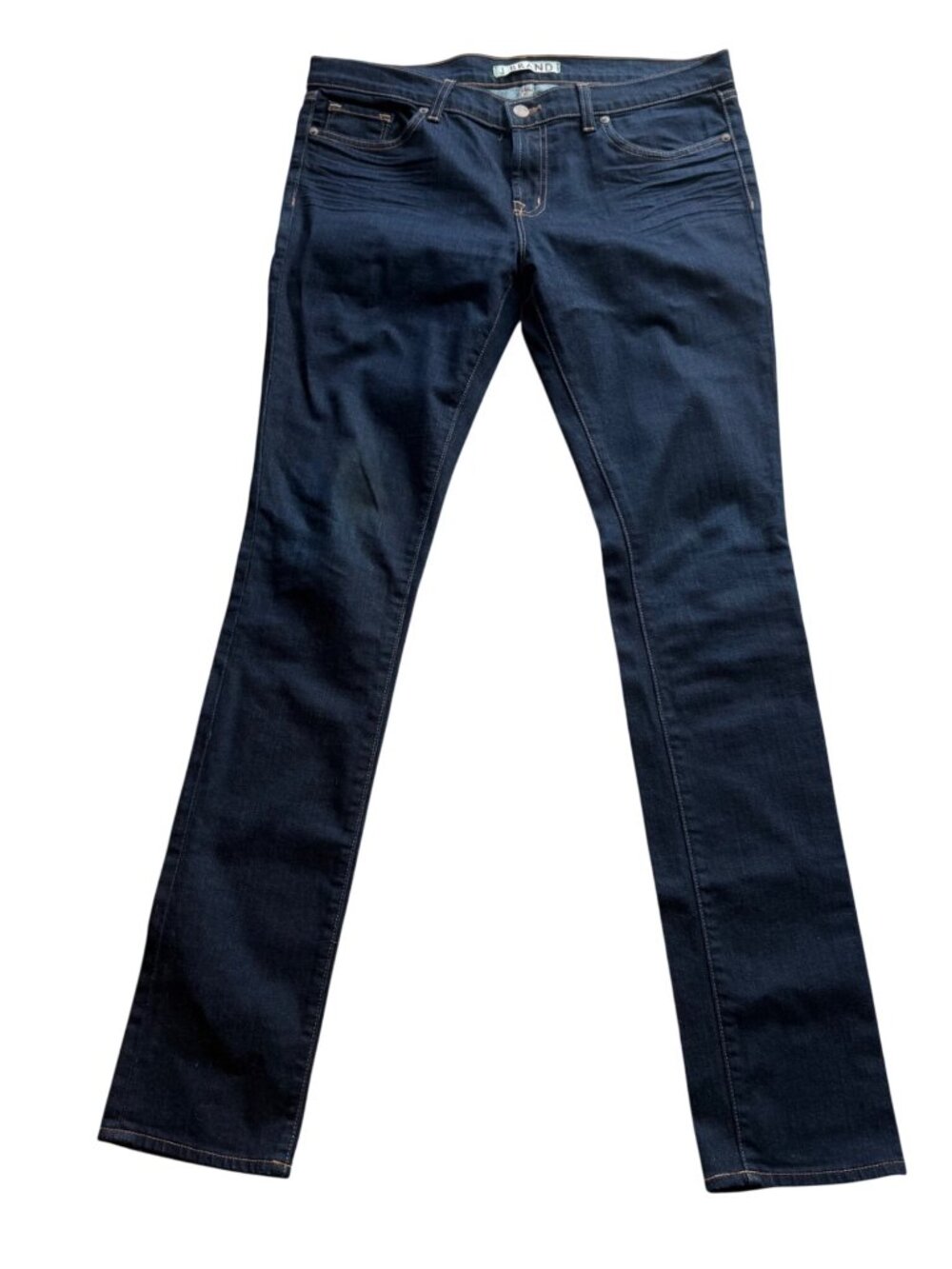 J Brand Women's  Skinny Jeans Size 32 Blue Dark Wash Pencil Leg Stretch Denim